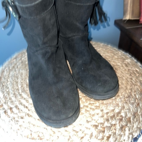 Stuart Weitzman Suede Mid Calf Boots - Picture 5 of 11
